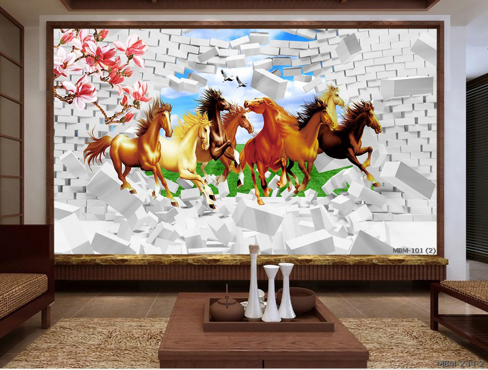 Tranh bát mã MBM-101 KG